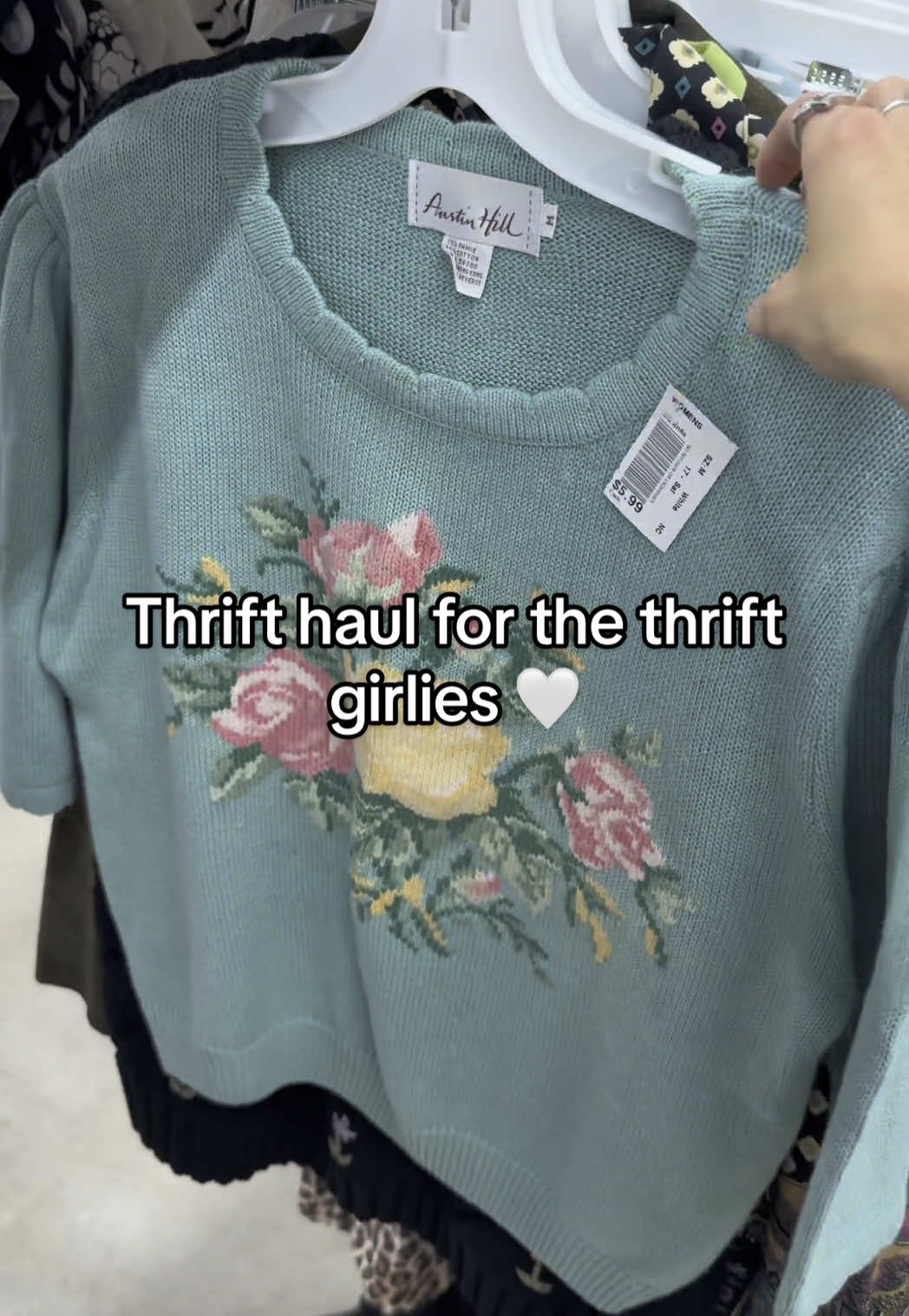 Thrift haul for the thrift girlies 🤍 #thriftedfashion #thrifthaul #thriftfinds #styleinspo #thrift