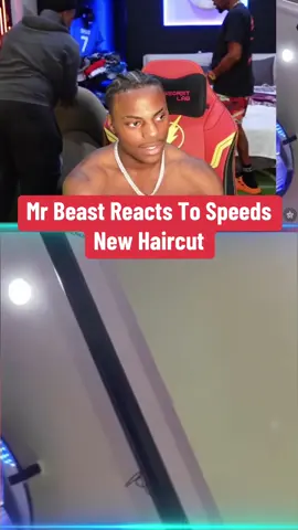 Mr Beast Reacts To Speeds New Haircut #fyp #foryoupage #foryou #viral #trending #ishowspeed #speed #mrbeast #haircut 