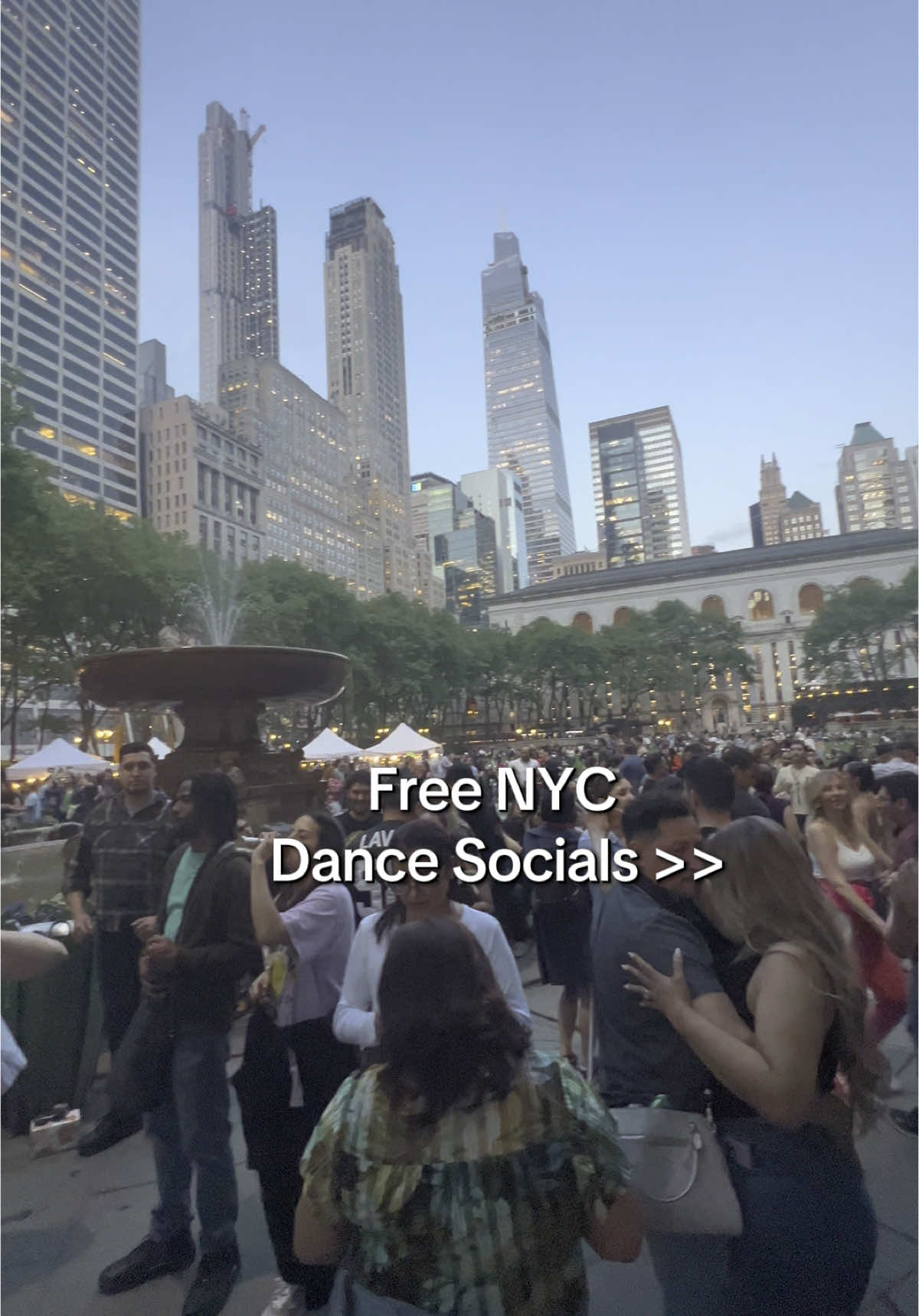 It even included a free a dance lesson😌 #NYC #nyclife #latindance #bryantpark #socialdance #merengue 