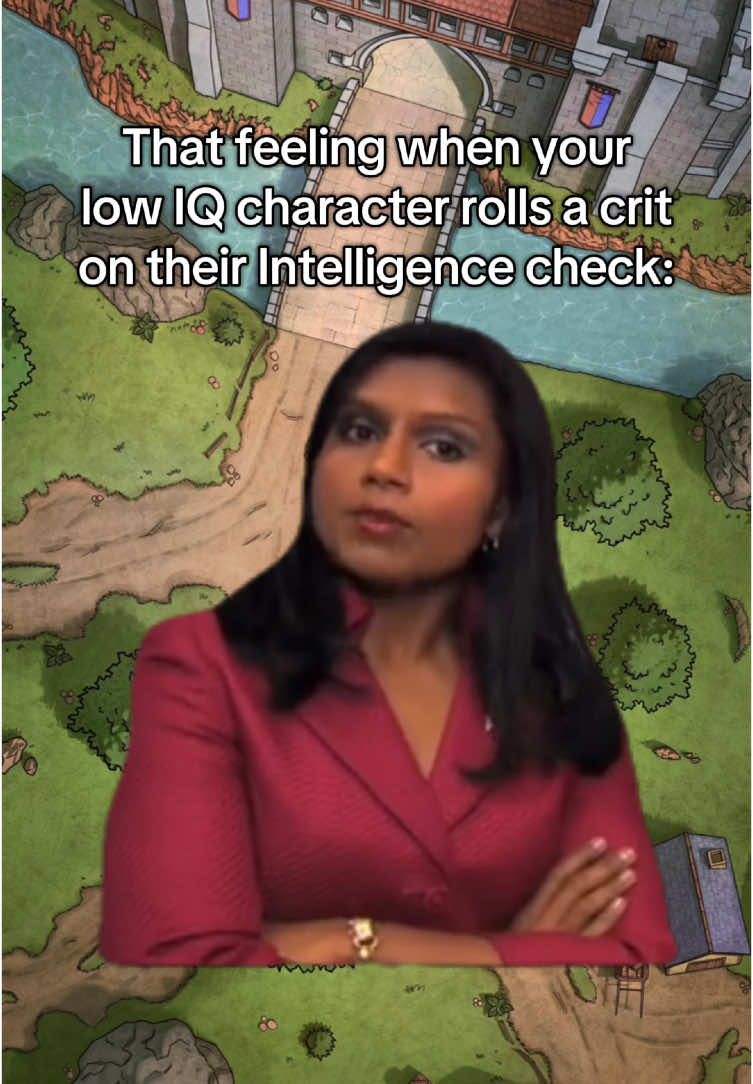 I believe the term you’re looking for is, “genius…” 🧠🤣 #ttrpg #ttrpgmeme #ttrpghumor 