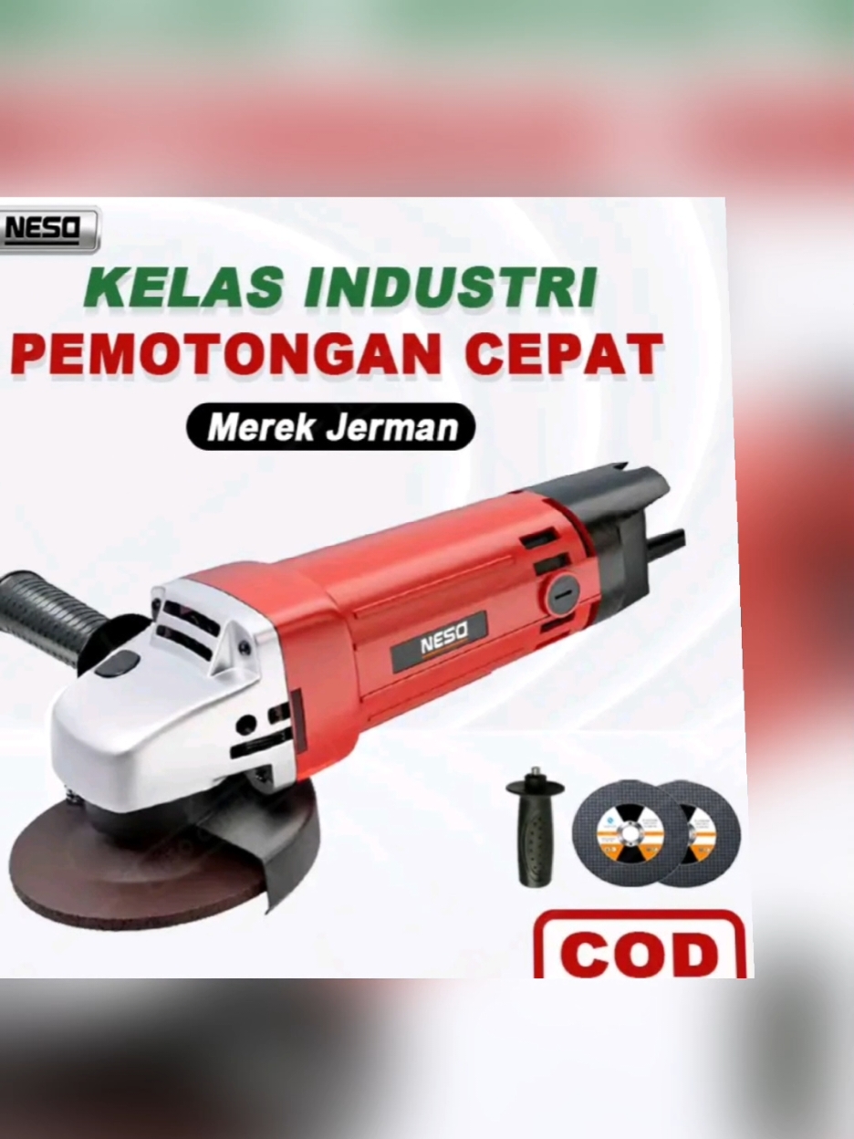 NESO Mesin Gerinda Tangan 4 inch 100mm (COD) kecepatan variabel Angle Grinder mini Grinda NT960 #MesinGerindTangan #MesinGerindaListrik 