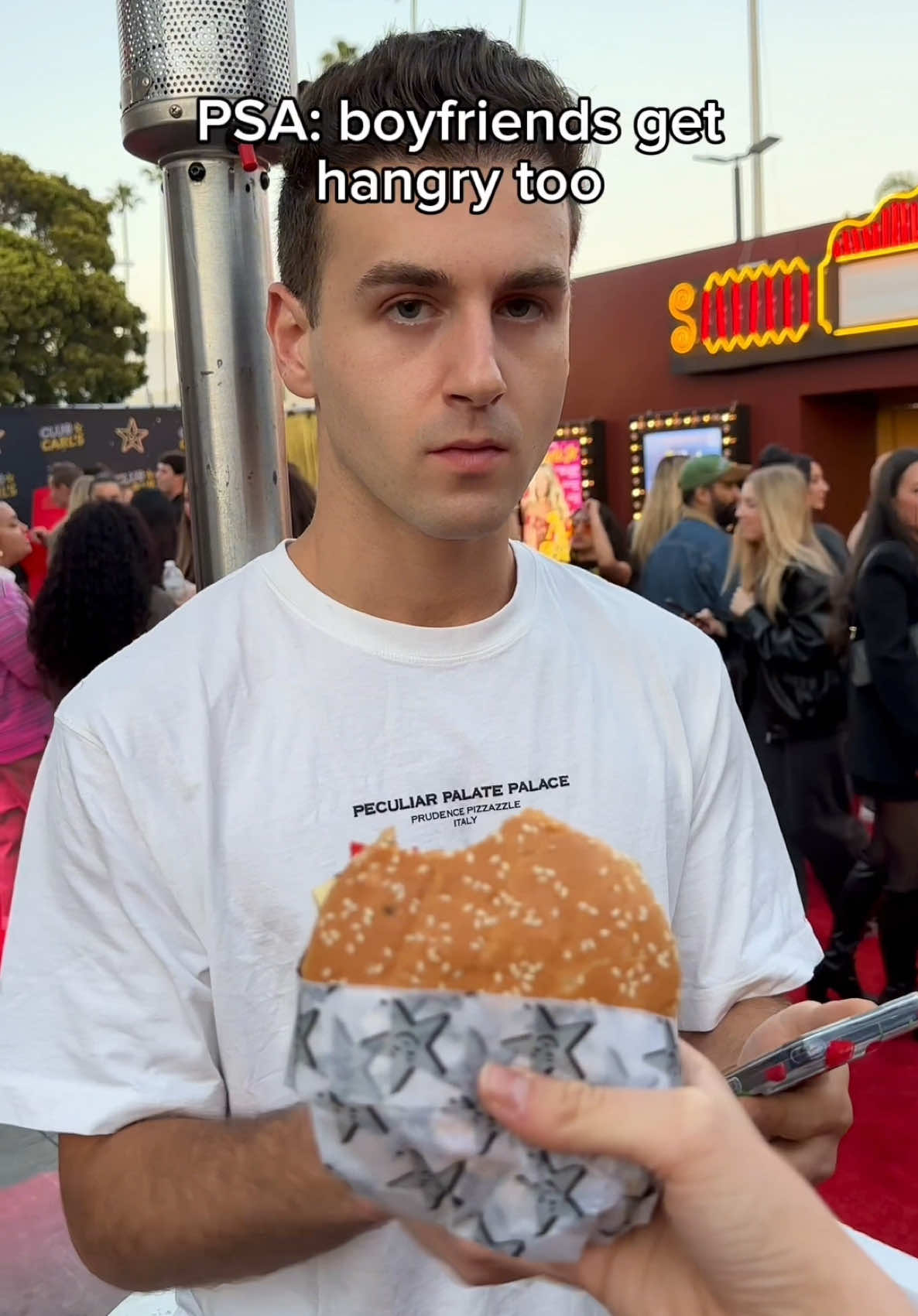 Boyfriends get hangry too 😌 thankfully we have @Carl’s Jr. byob #carlsjrpartner