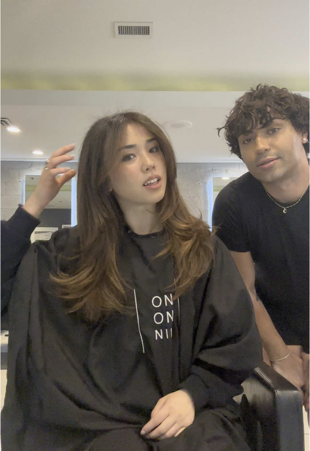 @Cameron 💕💗💗💕  haircut so good it made me into an influencer in the wild #fyp #haircut #oneonenine #annarbor #umich #hair #summerhair #viral #pinterest #longlayers #hairstyle 