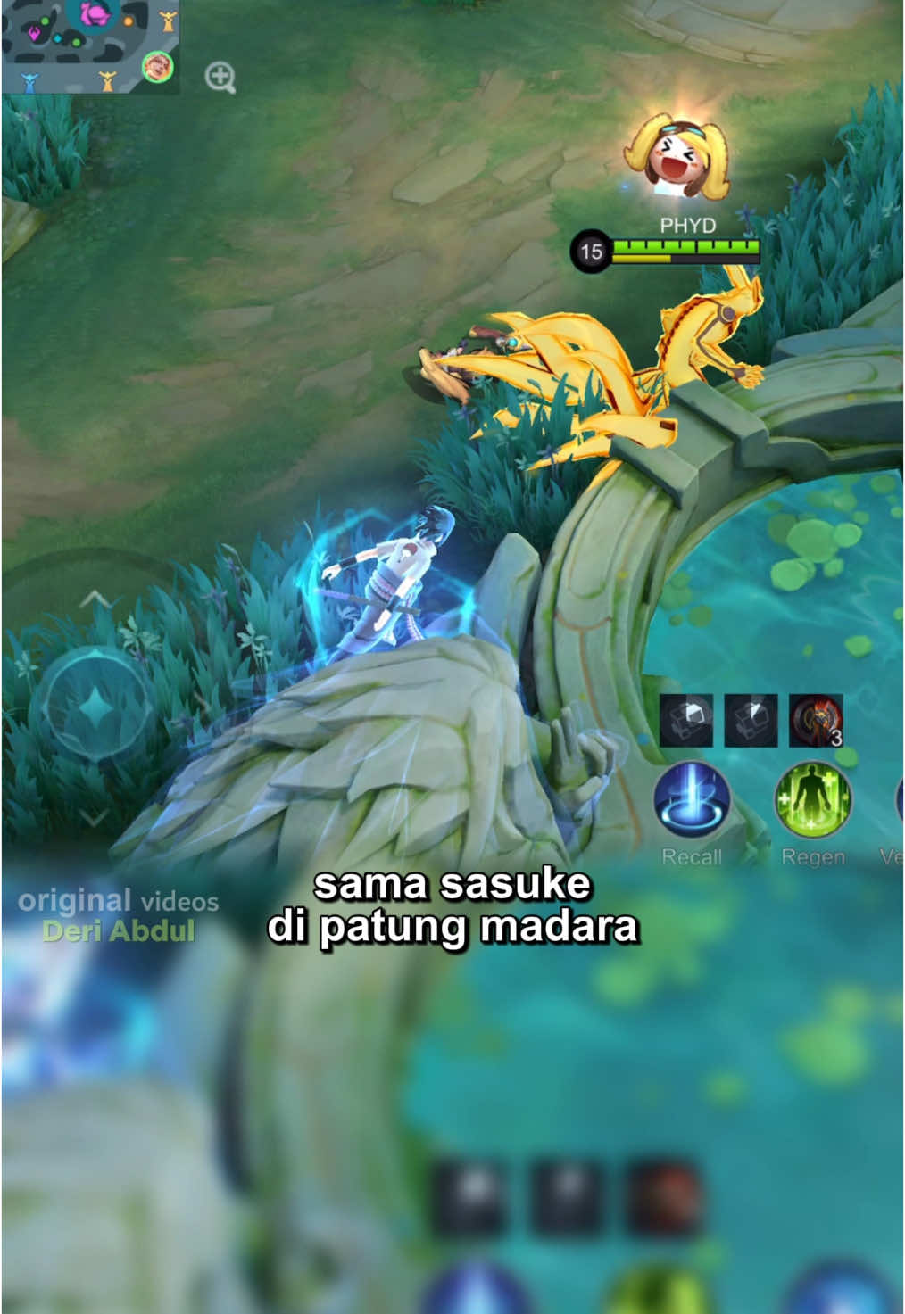 jir naruto saskee di lembah akhir cuy #MLBBxNaruto #mlbb 