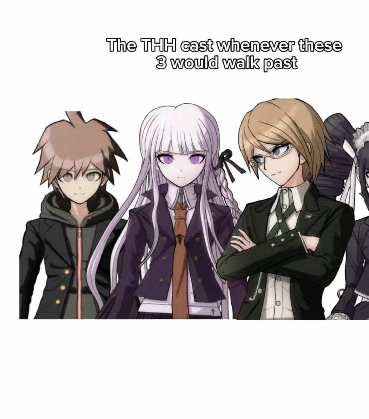 Random post 😭😭 #triggerhappyhavoc #danganronpav1 #danganronpa #thh #drv1 #makotonaegi #kyokokirigiri #byakuyatogami #celestialudenberg #mondoowada #kiyotakaishimaru #chihirofujisaki #sayakamaizono #leonkuwata #aoiasahina #sakuraogami #yasuhirohagakure #tokofuwaka #hifumiyamada 