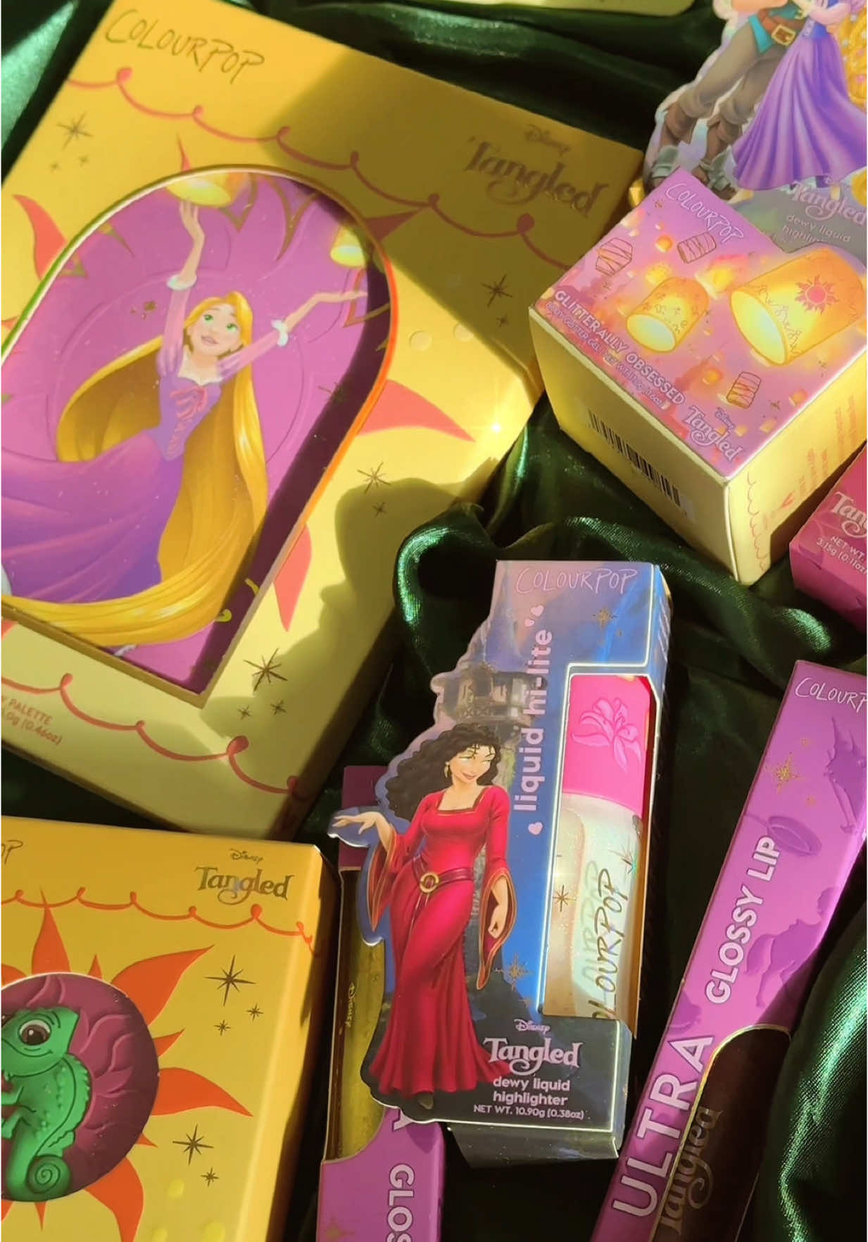@ColourPop Cosmetics x @Disney Tangled Collection is here! 😍 #ccpartner #colourpopme #colourpop 