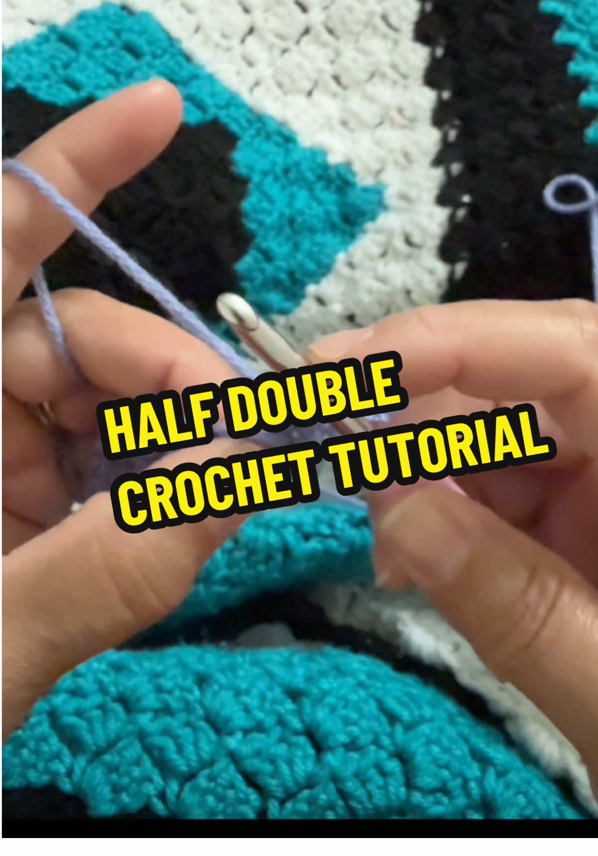 Learn how to half double crochet—perfect for beginners! Quick + easy stitch tutorial.