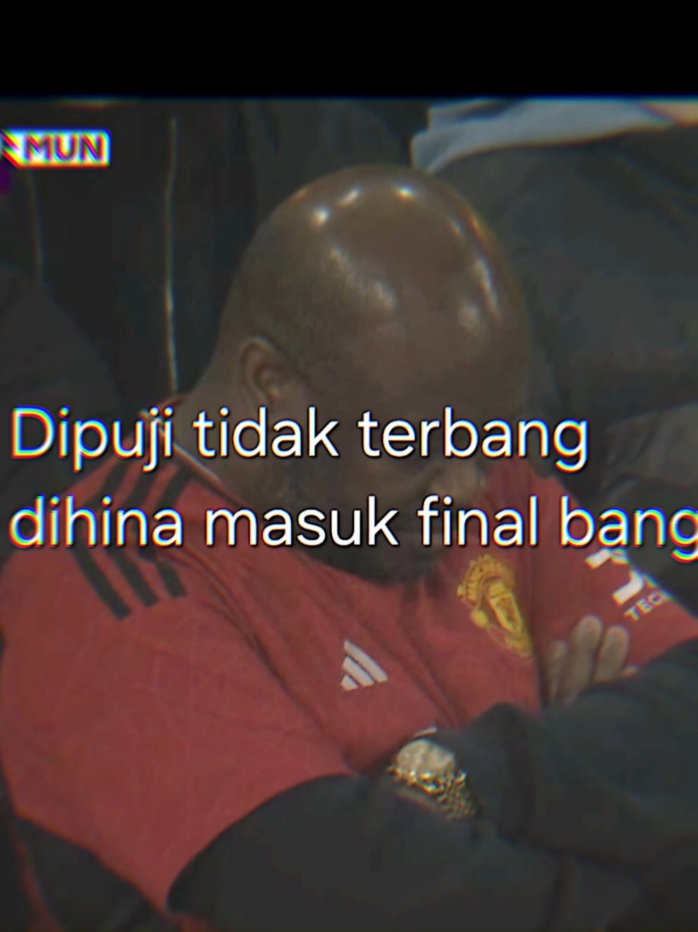 gini amat dukung tim jago😋 #manchesterunited #ggmu #uel #final #fyp 