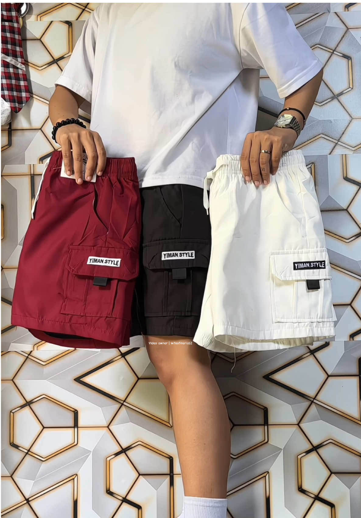 Cargo shor 5 pockets above the knee