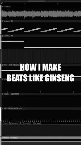 how I make beats like ginseng  #underground #producertok #typebeat #fyp #foryoupage