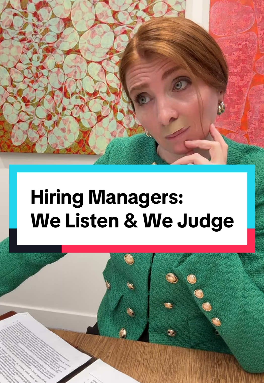 🧑🏽‍💻We listen and we don’t judge is NOT a thing in job interviews.  No one is obligated to hire you. In fact, they are obligated to figure out your red flags and issues and weigh those with your candidacy.  If you feel judged in a job interview, great- that means the recruiter and hiring manager is doing their job.  If you are worried about being judged in a job interview, may I suggest: perfecting your resume, preparing great interview answers, practicing before your interview and wearing a great suit.    If you do all of that and you are prepared for the tough questions they may ask you won’t be so afraid of their judgment.    I think you’re afraid of what they think of you when you’re not ready, don’t know your value and haven’t done the work to articulate what you can bring to a company.   So, no excuses- get prepared.  Get an Interviewology Profile to nail your next job interview. It’s a 40-page customized workbook that is the result of a scientifically valid interview style assessment, with everything you need to prepare for your next job interview. Questions to prepare for, coaching tips, questions to ask at the end of the interview and so much more.    Use code Spring2025 to get one today #jobinterview #corporate #jobs #work #welisten #workhumor 