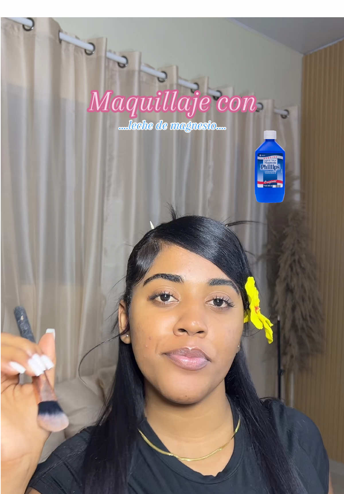 Maquillaje utilizando leche de magnesio como primer . 🤍 #makeupartist #maquillajetutorial #lechemagnesia  @𝒴𝒾𝒾🍒🫧 #Inverted 