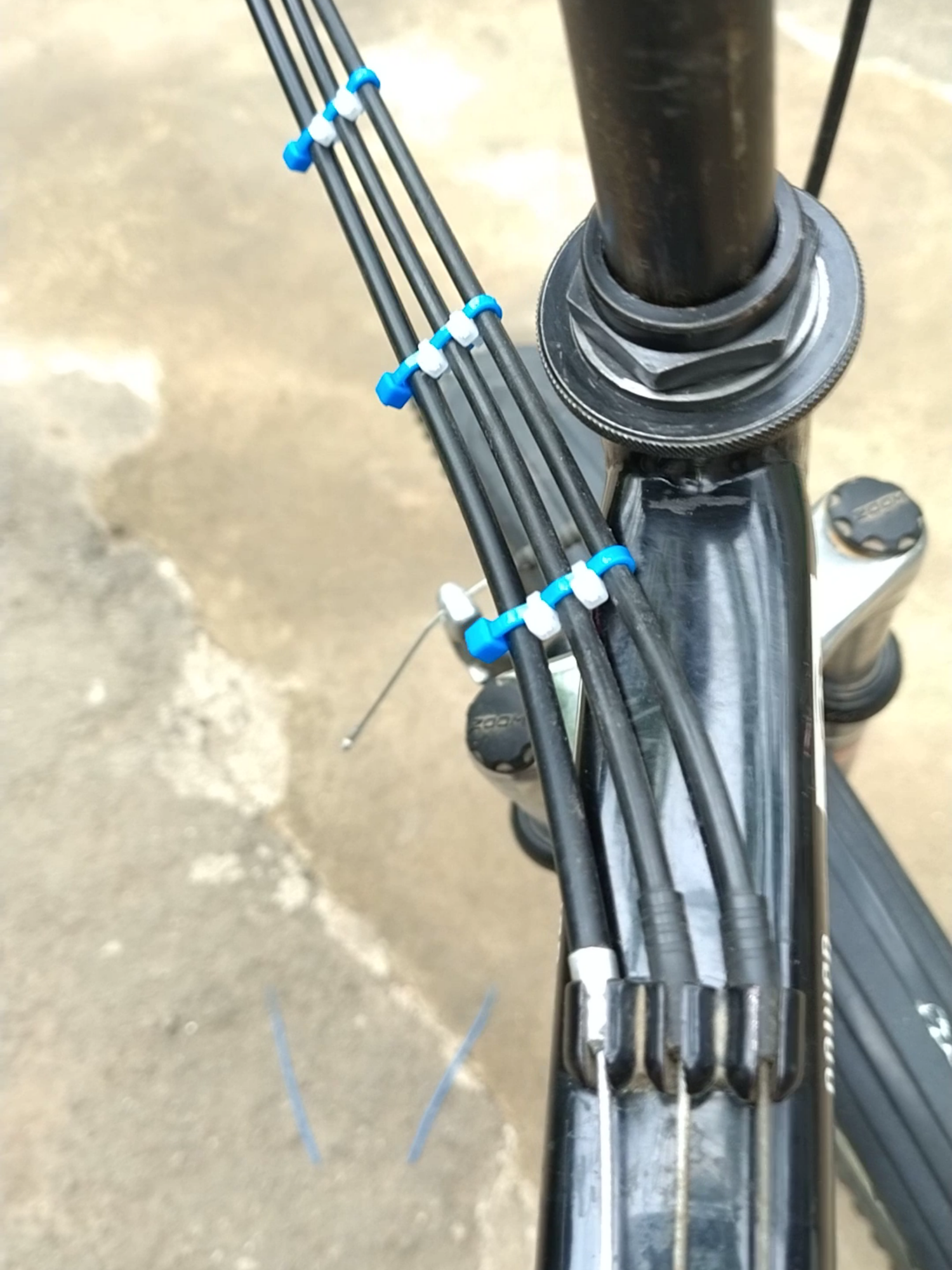 Bike Maintenance Tips and Tricks Every Cyclist Should Know. How to Securely and Practically Secure Bike Cables to Keep Them Out of the Way While Riding. Life Hack with a Zip Tie #DIY #bike #tips #tricks #bicycle #skills #lifehacks