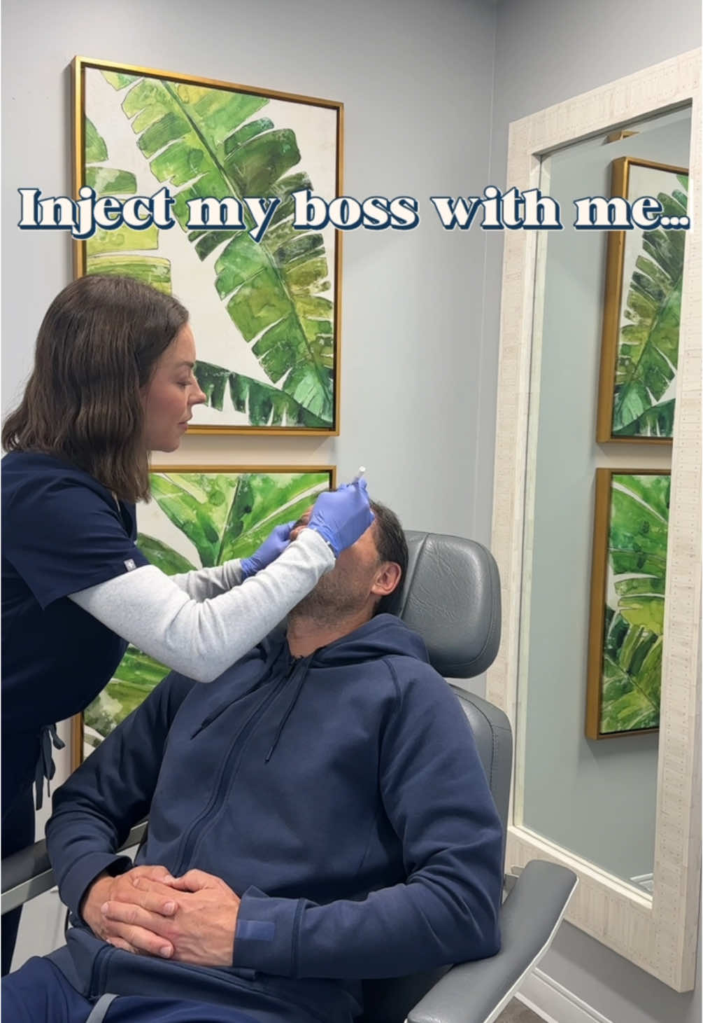 Always an honor when the doctor himself pulls you aside for a treatment! Love being able to do your quarterly Botox!