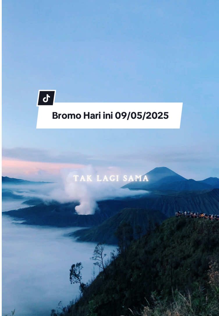 Sunrise hari ini 09 Mei 2025...dapat lautan awan 😍   #bromo #bromotenggersemeru #sunrisebromo #bukitkingkong #cuacahariini #cerah #bromoviamalang 