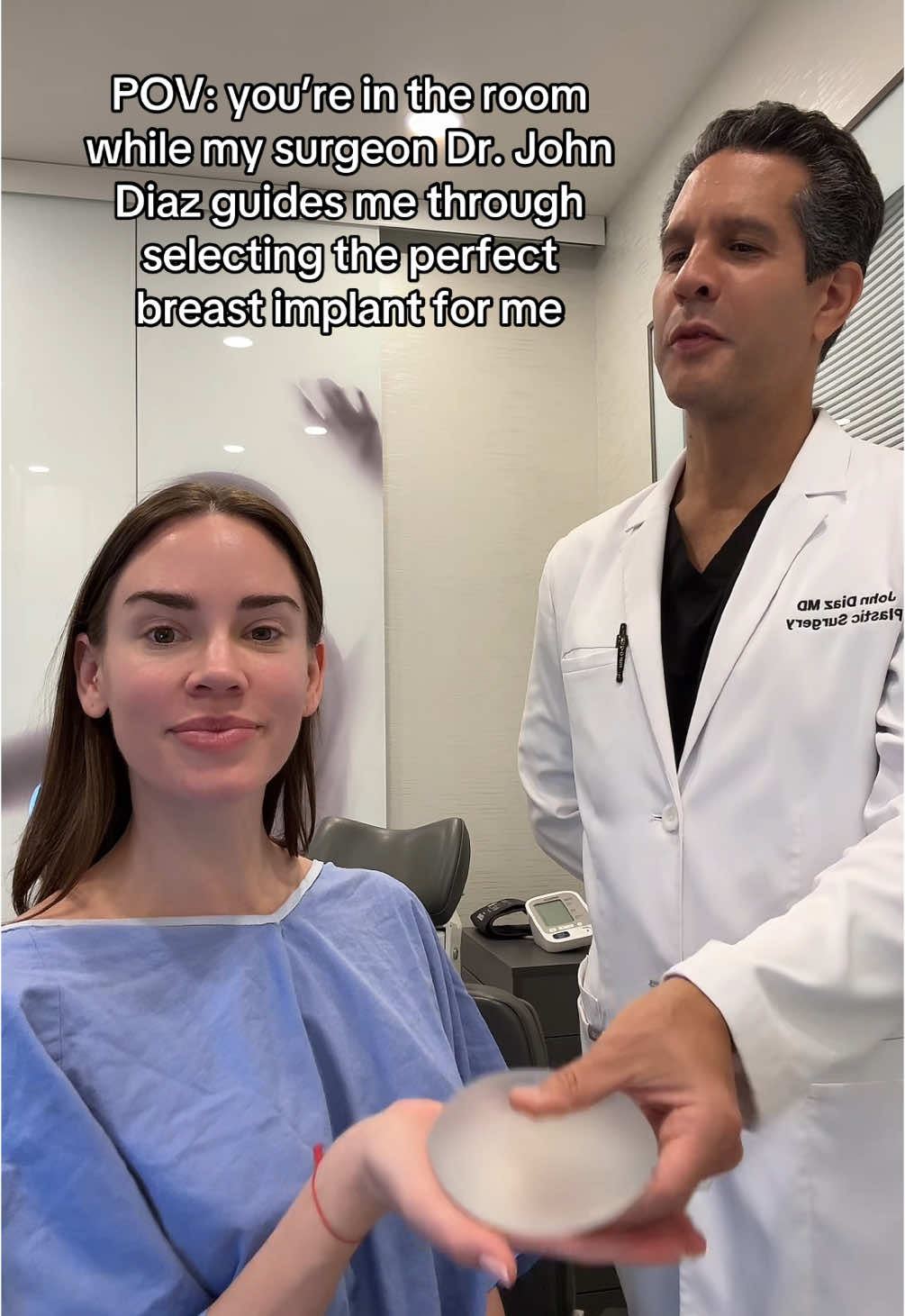the demurest! at my breast augmentation revision with @John Diaz MD #breastaugmentation #breastsugmentationexperience #breastaugmentationrevision #divinefeminine 