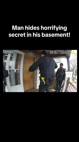 Man hides horrifying secret in his basement!! #fyp #policecatch #viral 