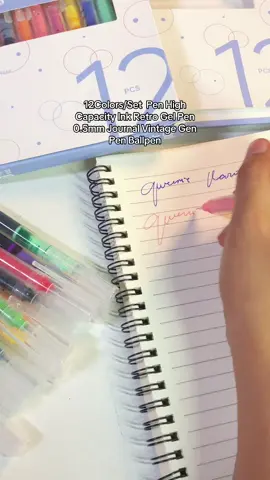 12Colors/Set  Pen High Capacity Ink Retro Gel Pen 0.5mm Journal Vintage Gen Pen Ballpen. GET YOURS NOW!! #gelpen #ballpen #highcapacity #Retro #schoolsupplies #fypviralシ 