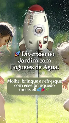 🚀💦 Diversão que voa alto no jardim! Com o Foguete Aspersor, a criançada se acaba de brincar e ainda se refresca! 🌈 É só ligar na mangueira e preparar a gargalhada — quem se atreve a passar por baixo? 😜👧👦 📌 Siga: @decorconceito para mais achadinhos mágicos! 🚫 Não encontrou? Me manda uma mensagem que te envio!!! 🔗 Links na bio e nos comentários! #fogueteaspersor #brinquedodeagua #veraoemfamilia #diversaonojardim #criancasfelizes #aspersordeverao #decorconceito #brinquedoinfantil #festainfantil #quintaldivertido #achadinhodolar #brincandofora #verao2025 #atividadesparacriancas #brinquedocriativo