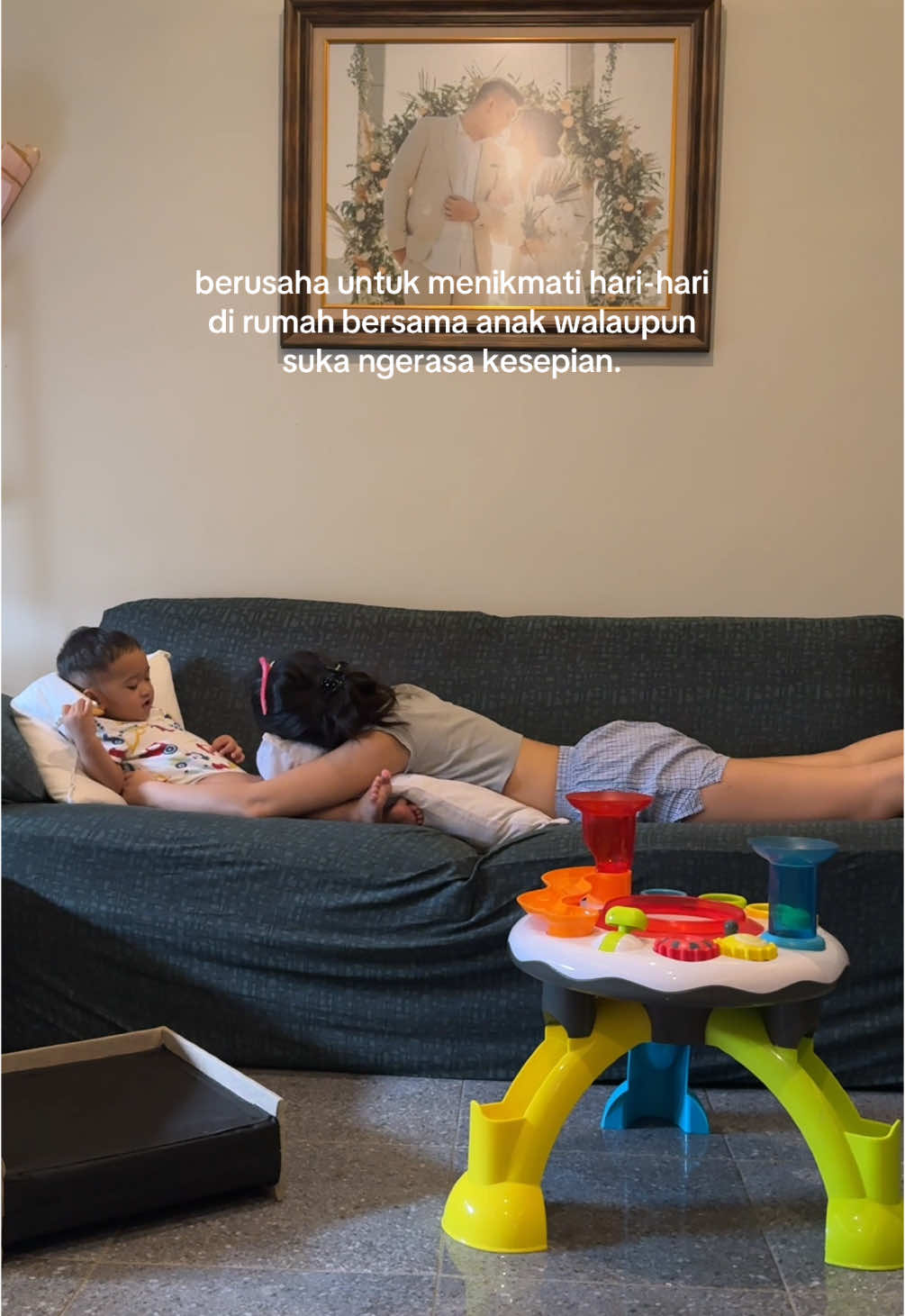 siapa yang kalo butuh me time larinya ke dapur? sayaaaa 😆 #momlife #toddlermom #mamamuda #newmom 