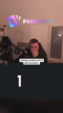 College students wins 2 gold bracelets #kickstreaming 