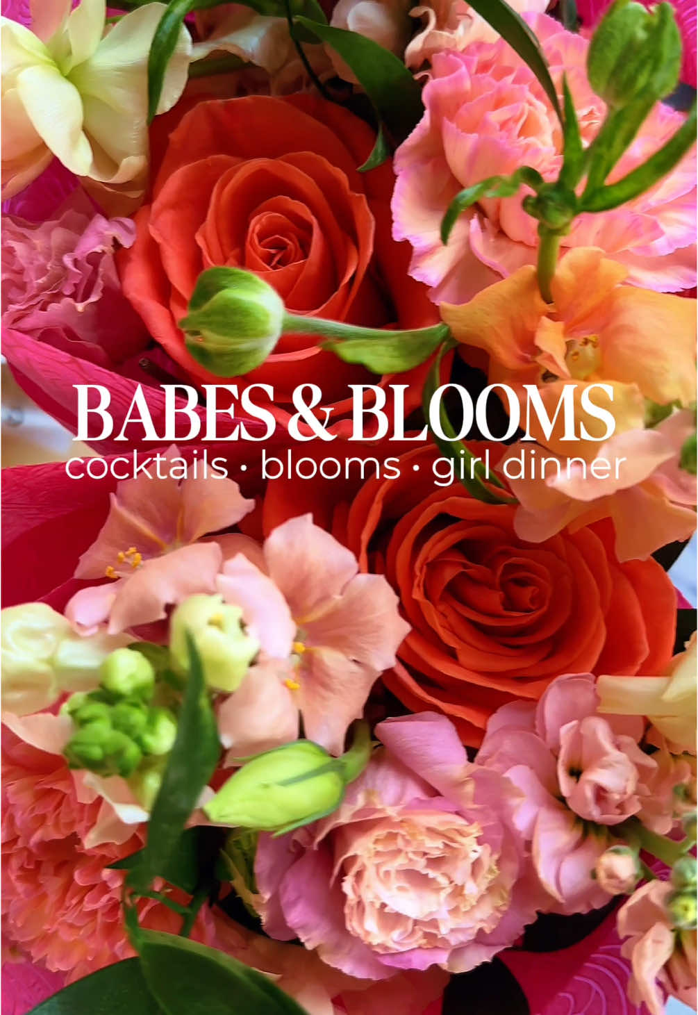 Babes & Blooms with Yoshi, Bacardi Portfolio Ambassador featuring @Bacardi! So dreamy! 📍 @BabeCaveUSA  #cocktails #cocktailbar #floralarrangements #bacardi #stgermain 