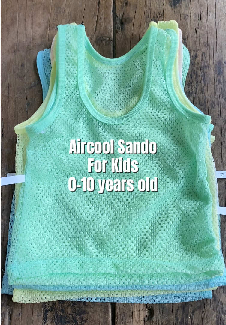 Preskong damit para sa mainit na panahn —Aircool Sando 🎽#fyp #TikTokMadeMeBuyIt #kidssando #aircoolsando #forkids 