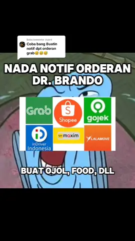 Membalas @.kyard  Notif Orderan masuk Dr. Brando #nadadering #notifdana #fyp #drbrando #dricibos #notifwa #meme #nadaderinglucu #caraubahnotif #foryoupage #notifshopee #notifgojek 