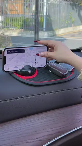 Experience the convenience of our Multifunction Car Anti-Slip Mat Auto Phone Holder. It's so useful!You deserve to have this in your car.#cargadgets #TikTokShop #CarAccessories #carsupplies #MustHave #fyp #phoneholder 