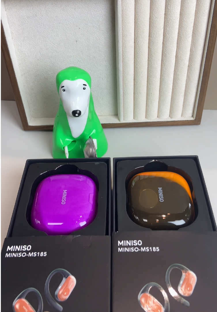 MINISO MS185 Open Earphones. #miniso #earphones #bluetooth #spotify #applemusic #greatsound #deals #giftideas #birthdaygift #getone #getyours #tiktokdeals #TikTokShop