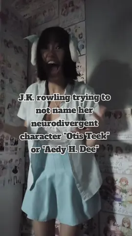 i thought harry potter is a very uniquely creative fantasy series until jk rowling being steryotypical and the jokes based on how she names characters kills it but i still find them funnt as hell😂😂😂 should i post this on instagram reels?🤔 #harrypotter #hogwarts #jkrowling #autistic #actuallyautistic #actuallyautistictiktoks #autism #autismspectrumdisorder #adhd #adhdtok #comedy #viral #lololol #LOL #funny #foryoupagee #foryourpage #fypgakni #fypシ゚viral🖤tiktok #fyppp #hilarious #viralllllll #virallllllllllllll #viralditiktok 