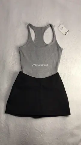 love love LOVE this raceback top from michi 🩶 #racerback #tanktop #doubleliningtop #basictop #basicfit #OOTD #fashiontiktok #michi #shopmichi #cotton @shopmichi 