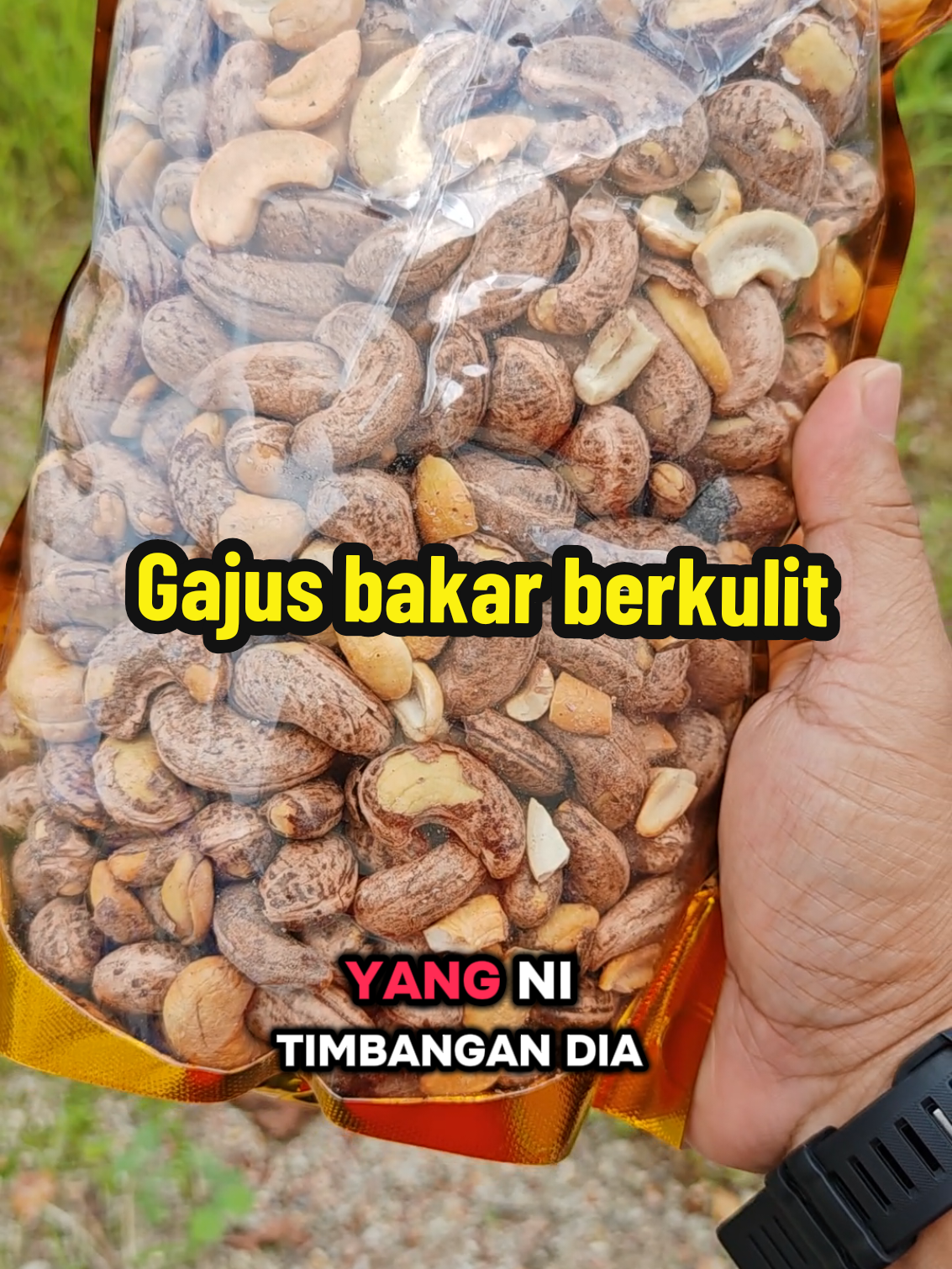 gajus bakar berkulit ni kakak abang, cuba lah.tak rugi membeli. #fyp #gajusbakarberkulit 