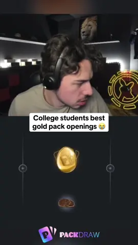 College students best gold pack openings 😭 #kickstreaming 