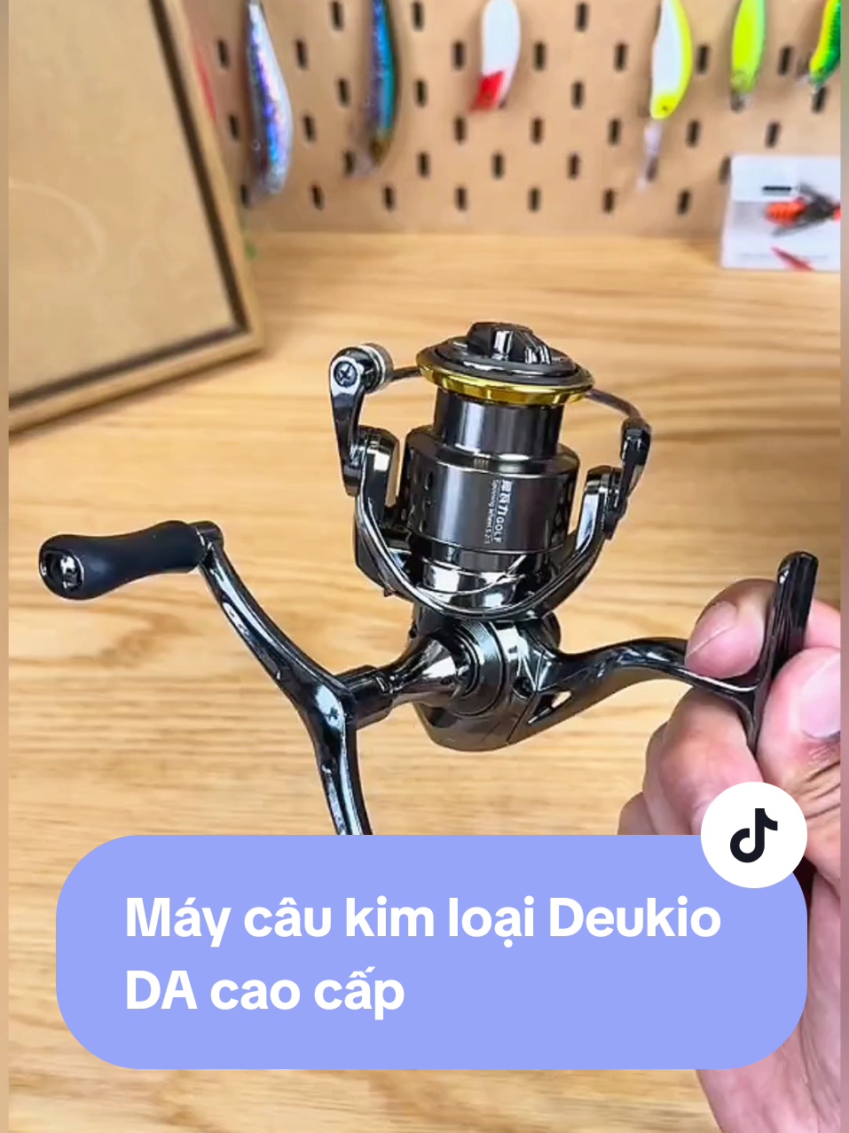 Máy câu kim loại Deukio DA cao cấp #cauca #xuhuong #anhthufishing #fishing 