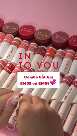 Combo best seller cam nude và hồng đỏ đất mấy bà có chưa? 💞🥺 #intoyouvietnam #intoyouvn #intoyou #sonbunintoyou #beautytips