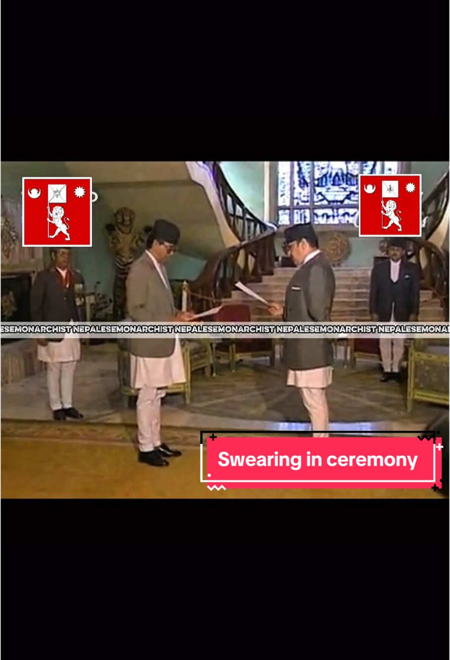 His Majesty King Birendra of Nepal appointed Sher Bahadur Deuba as the Prime Minister for the first time on September 12, 1995. At the time, Nepal was functioning under a constitutional monarchy. Sher Bahadur Deuba, a senior leader from the Nepali Congress party, was appointed after political instability and the collapse of the earlier government led by Manmohan Adhikari of the CPN-UML (Communist Party of Nepal – Unified Marxist–Leninist). Deuba formed a coalition government with support from the Rastriya Prajatantra Party (RPP) and other smaller  #kingbirendra #crownprincedipendra #narayanhithipalace #sherbahadurdeuba #primeminister #nepalicongress #minister #sweringinceremony #kathmandu #communist #manmohanadhikari #uml #constitutionalmonarch #creatorsearchinsights #nepalesemonarchist 