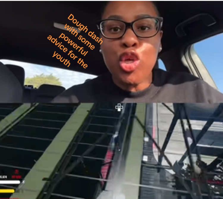 Dough dash on YouTube with some powerful advice on 9-5 trap.#doughdash #tb3 #roblox #gym #louisiana 