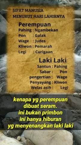 sifat manusia #primbon #primbonjawa #weton #wetonjawa #budayajawa