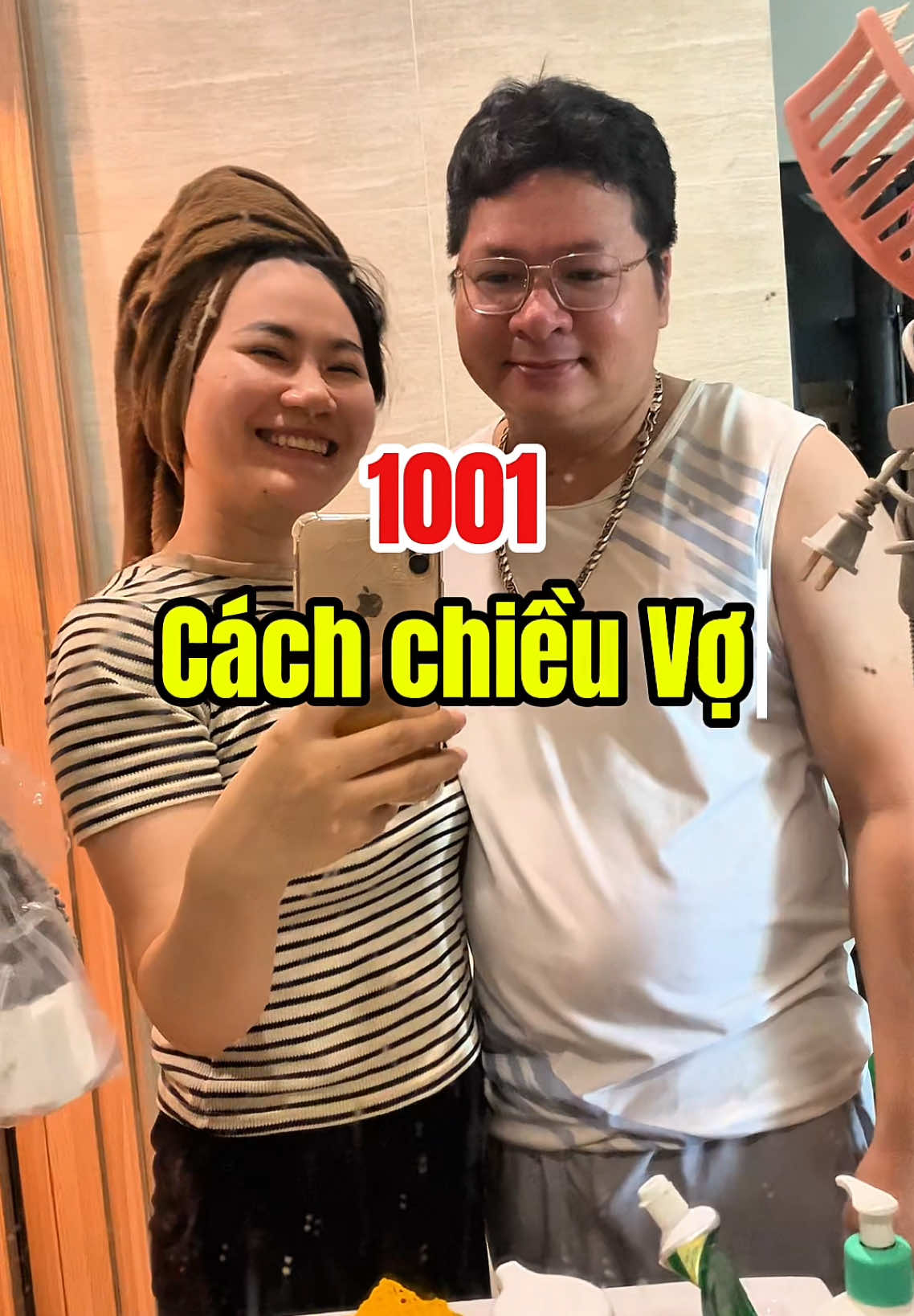 1001 Cách chiều Vợ|| Cách 1: Gội đầu cho Vợ #xuhuong #honnhan #vochongson #LearnOnTikTok 