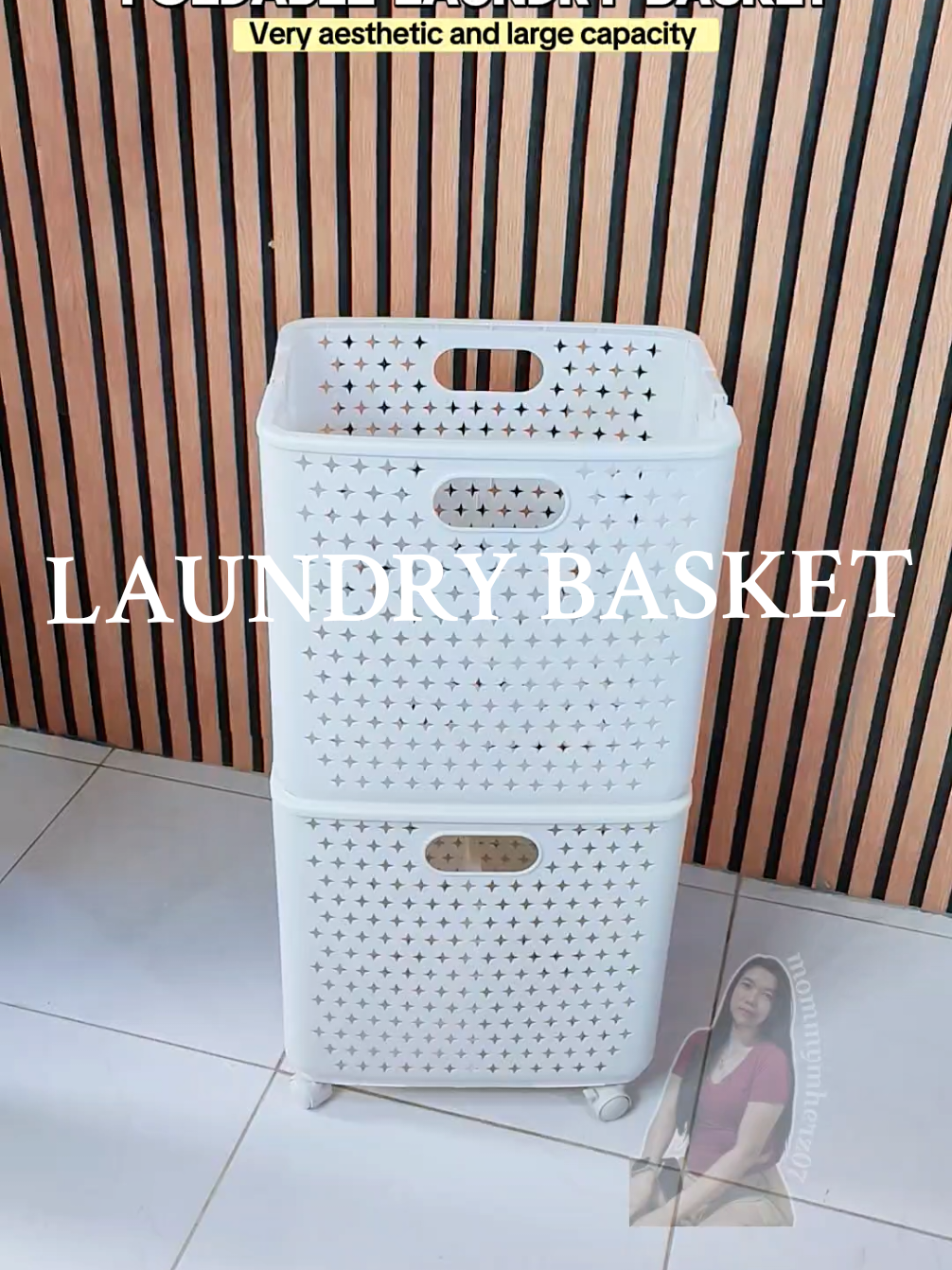 get yours now super ganda❤️ #foldablelaundrybasket #laundryhamper #laundrybasket #basketorganizer #lagayannglabahan 