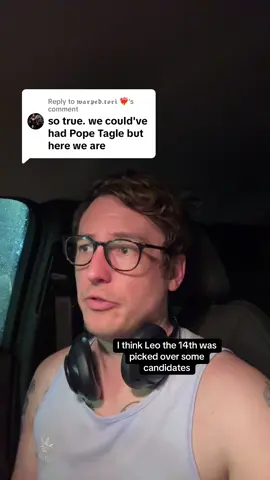 Replying to @𝖜𝖆𝖗𝖕𝖊𝖉.𝖙𝖔𝖗𝖎 ❤️‍🔥 on a roll with the Catholic shit but here’s part of why I think he won over other more Francis-style candidates 