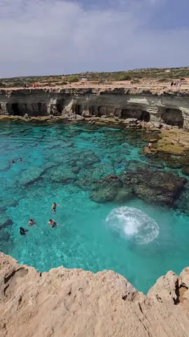 📍Sea Caves, Aiya Napa, Cyprus #cyprus #cave #sea #sunset #travel #foryou #fyp #viral #trend #view #travelling 