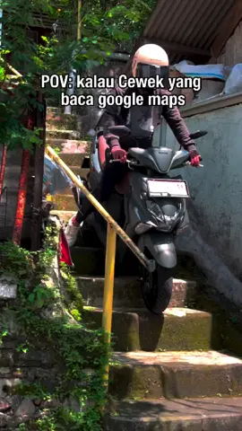 POV : kalo cewe pake Google maps..  #gearultima125hybrid #yamahagear #yamahadeta