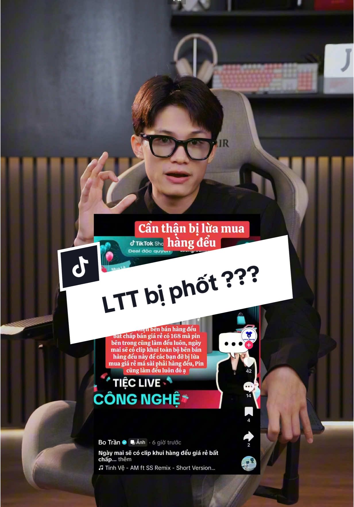 Mọi người xem đến cuối có nhiều điều bất nhờ nha.  Lấy một hình ảnh bên khác và gán ghép cho rằng đó là sản phẩm bạn mua kênh mình, đăng những thông tin sai lệch theo một các cảm tính, cái này gán vào tội vu khống được không mọi người ??? Nhờ bạn BoTran mở hết clip bạn đã ẩn để mọi người kiểm chứng lời mình nói nhé, và giải thích những sự việc trên để tránh làm ảnh hưởng tới uy tín của Thắng và nhãn hàng. Mình cảm ơn.#luongtoanthang712 