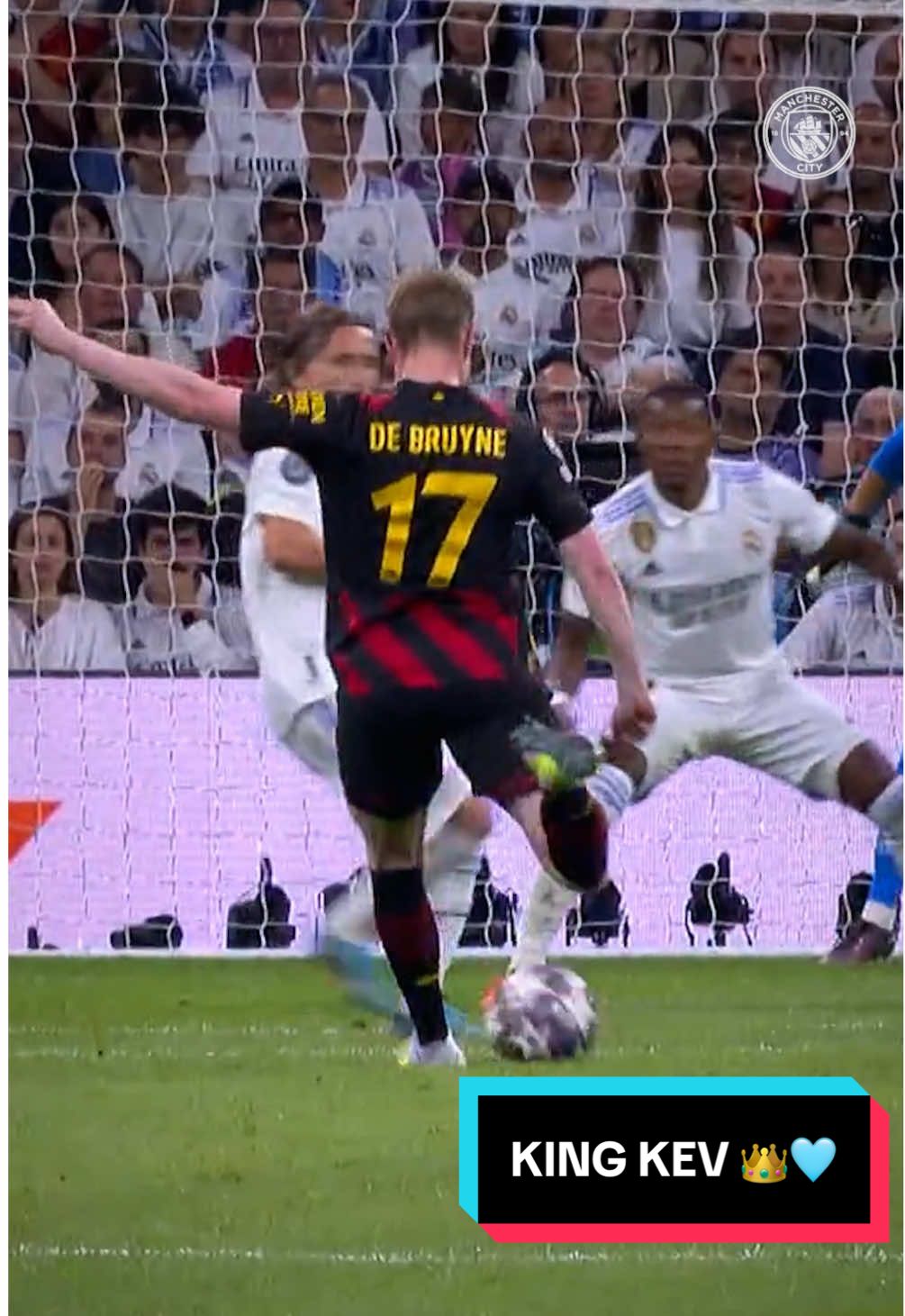 KDB brilliance at the Bernabeu 👑🩵 #KevinDeBruyne #ManCity #ChampionsLeague #Football 