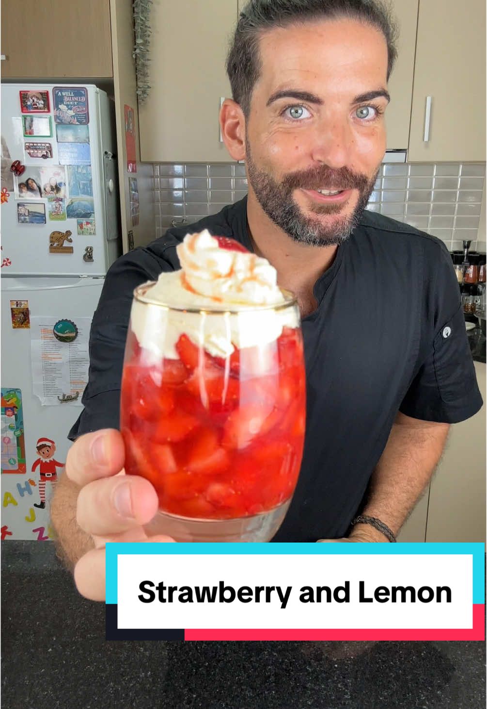 Strawberries with Lemon & Cream | Fresh, Simple, Perfect This is one of those desserts that reminds you how beautiful simplicity can be. Sweet strawberries, bright lemon juice, a touch of sugar, and a spoonful of cream — that’s it. Let it rest in the fridge, and the magic happens. Ingredients: 	•	250g strawberries (cut into small cubes) 	•	Juice of 1 fresh lemon 	•	1 tbsp white sugar 	•	Whipped cream to top Let it rest in the fridge for 1 hour, serve in cups, and top with cream. Fresh, light, and perfect for any moment. #cookingwithtucci #strawberriesandcream #lemonstrawberries #italiandessert #freshdessert #EasyRecipes #fruitdessert #italianflavours #fyp
