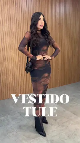 Vestido Tule Marmorizado ❤️ R$149.90 💰❤️