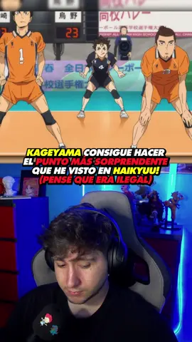 KAGEYAMA CONSIGUE HACER EL PUNTO MÁS SORPRENDENTE DE HAIKYUU #anime #haikyuu #jiven