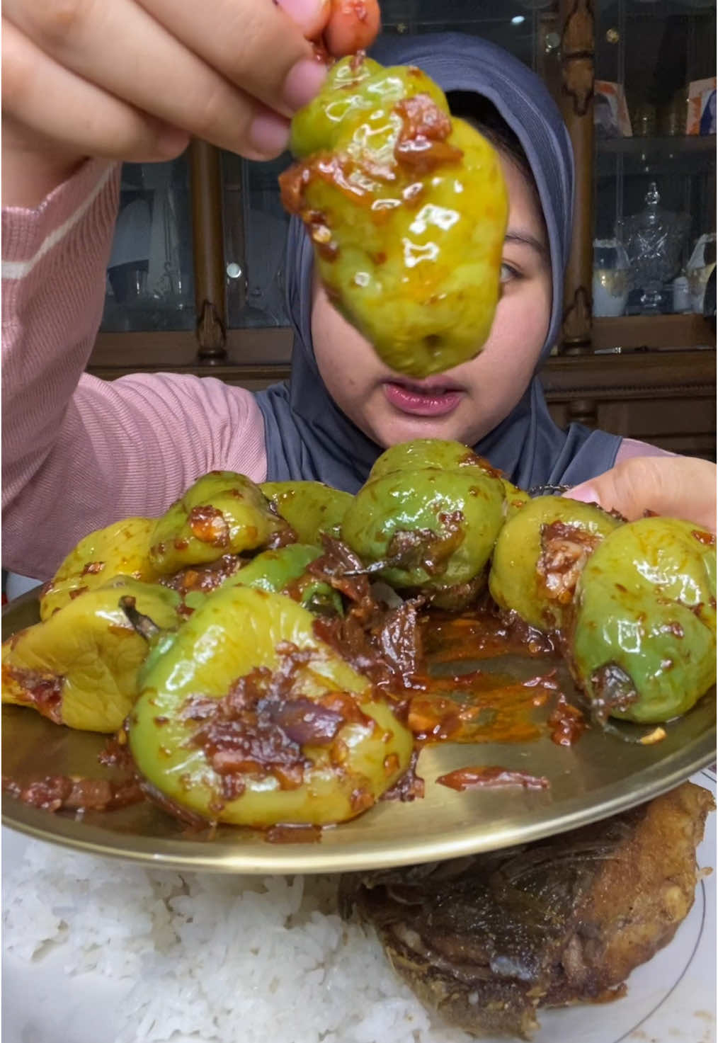 Mukbang Cabe Gendot Viral ala teh shanti #Mukbang #Cabegendot #viral #makan #eat #food #foodies #indonesianfood #kuliner #viraltiktokvideo #fyp #fypviralシ 